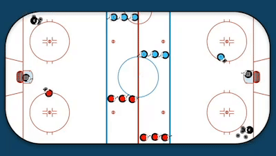 2D Animated Drill in your free hockey app